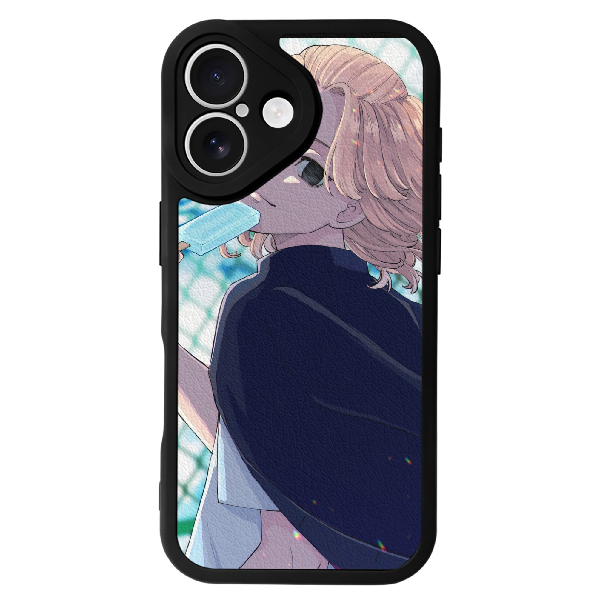 （画像用） 東京リベンジャーズ Tokyo Revengers 【iPhone 16シリーズ対応】シリコンスマホケース（レザー調） 材質：シリコン